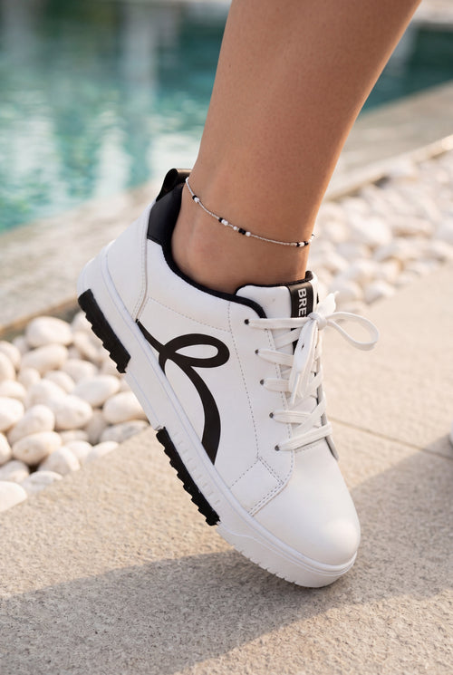 Brexia Walksmooth Kadın Beyaz Sneaker Günlük Spor Ayakkabı Hafif Ortopedik Rahat Taban