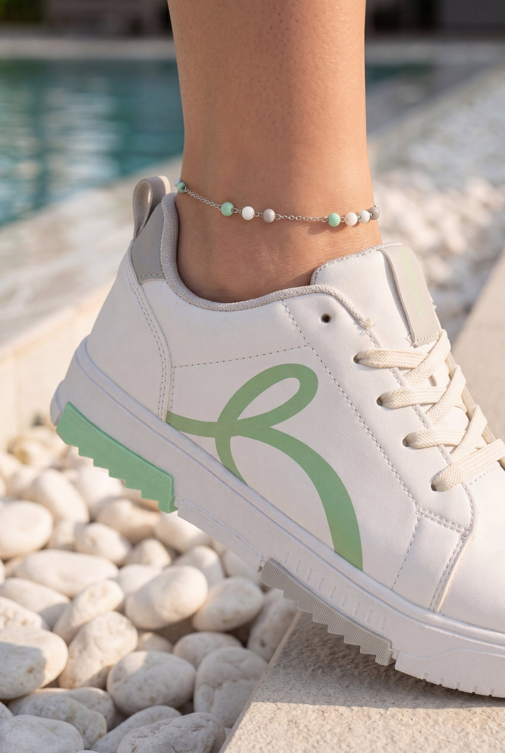 Brexia Walksmooth Kadın Beyaz Sneaker Günlük Spor Ayakkabı Hafif Ortopedik Rahat Taban